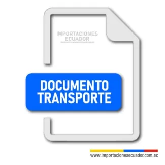 documento de transporte internacional soporte declaración aduanera