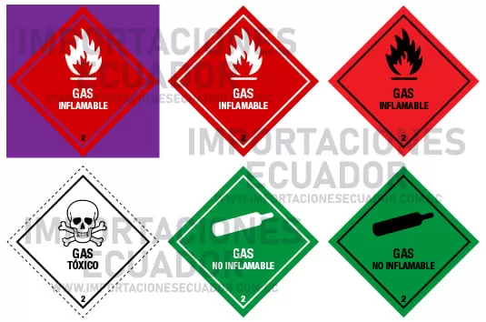 mercancías peligrosas tipo 2 gases