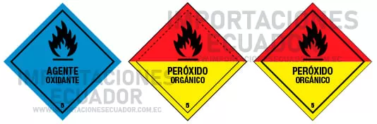 mercancías peligrosas tipo 5 comburentes y peróxidos
