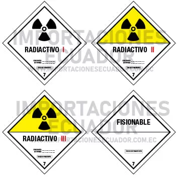 mercancías peligrosas tipo 7 materiales radioactivos