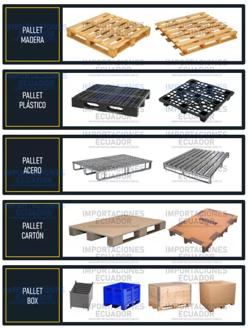 tipos de pallets