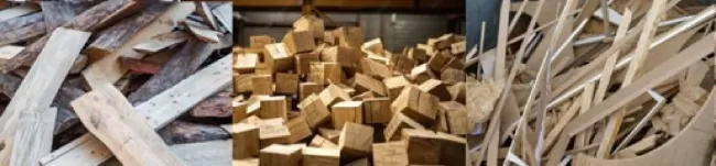 desperdicios de madera