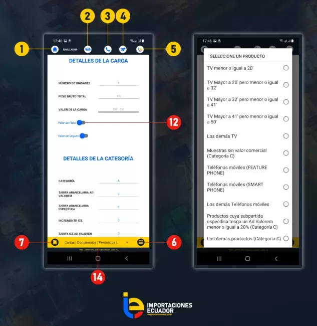 importaciones courier